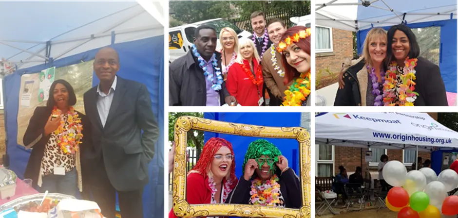 Enfield Single Housing BBQ collage 2