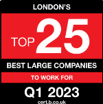 Top 25 UK best large company to work for